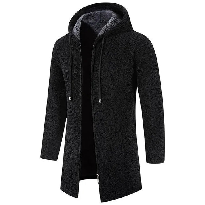 Lawrence™ | Warmer langer Kapuzencardigan