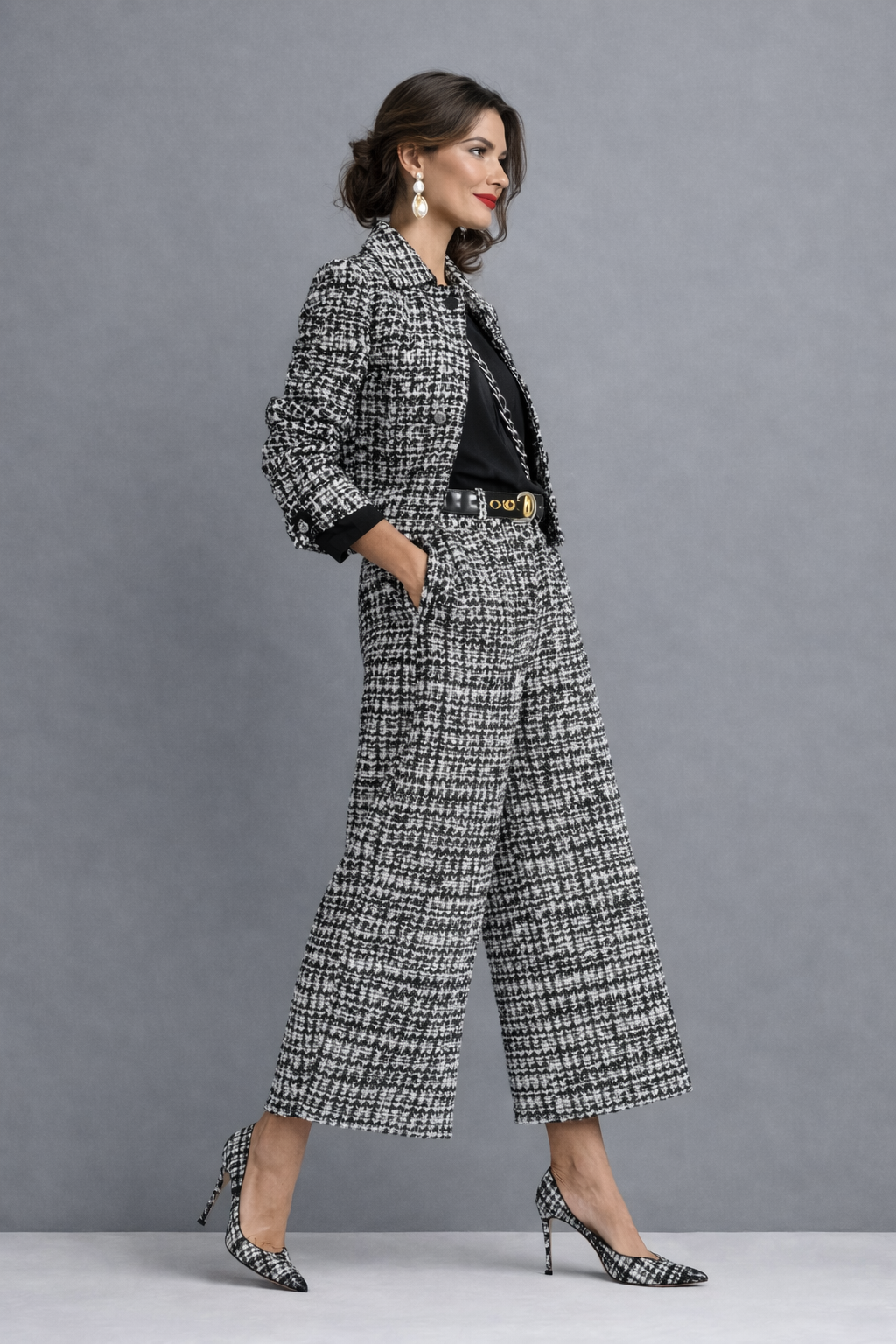 SPYCISŁAWA | Komplett aus Tweed für kalte Tage
