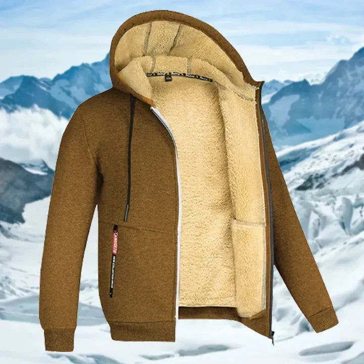 Gilbert™ | Gemütliche Sherpa-Fleece-Hoodie-Jacke