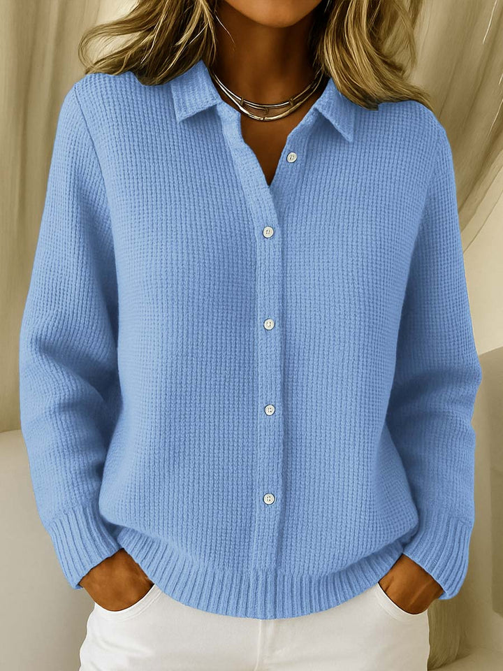 Camille™ | Cardigan mit Knöpfen aus strukturiertem Strick