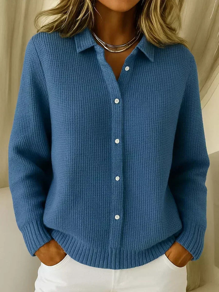 Camille™ | Cardigan mit Knöpfen aus strukturiertem Strick