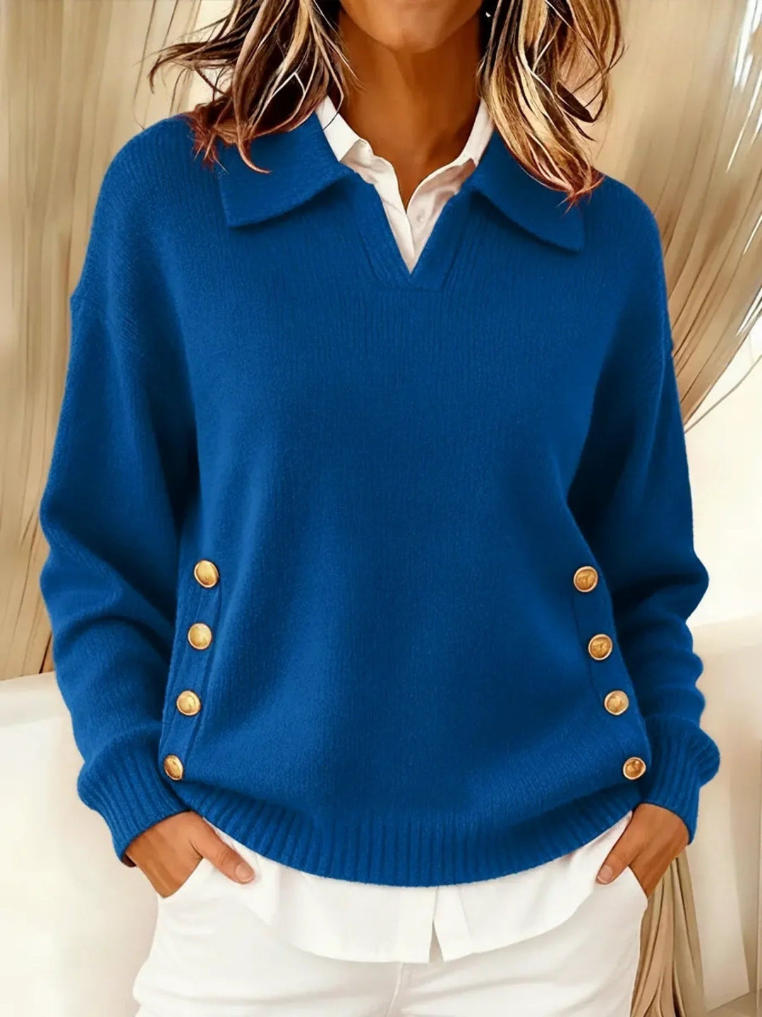 Vynette™ | V-Ausschnitt Pullover
