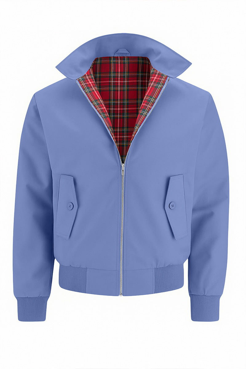 Harryson | Harrington-Jacke mit Tartan-Futter