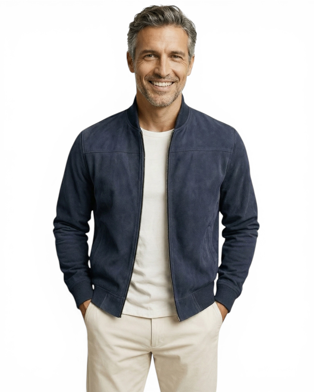 Valerio | Handgefertigte Wildlederjacke