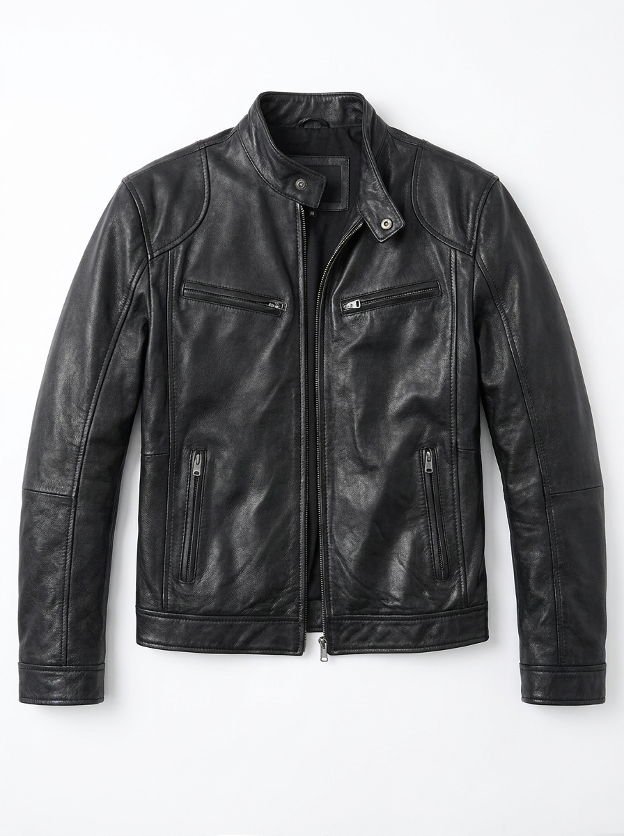 Felix™ | Lässige Lederjacke