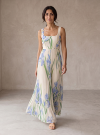 Oriah | Vestido Maxi Línea A Floral