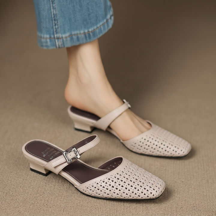 Mule aus echtem Leder Ovia