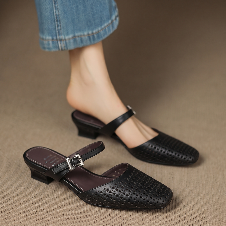 Mule aus echtem Leder Ovia