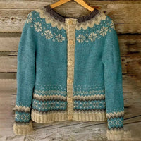 Allaira | Gemütliche Vintage-Strickjacke
