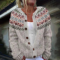 Madelyne | Gemütliche Vintage-Strickjacke
