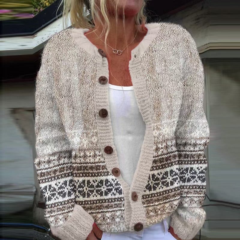 Bailey Gemütliche Vintage-Strickjacke