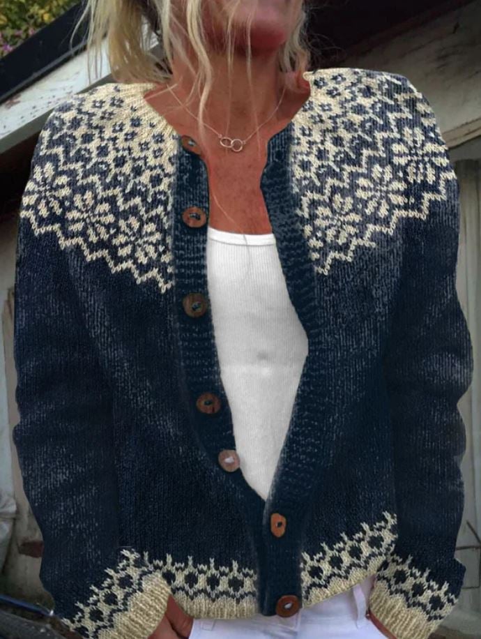 Hadley Gemütliche Vintage-Strickjacke