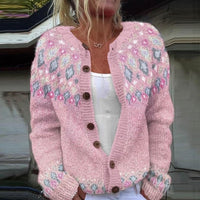 Hazel | Gemütliche Vintage-Strickjacke