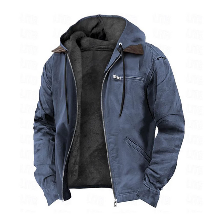 Isak™ | Warme Fleecegefütterte Vintage-Jacke