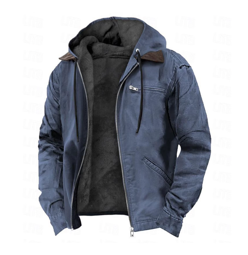 Henry™ | Warme Fleecegefütterte Vintagejacke mit Kapuze
