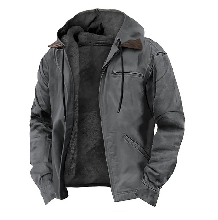 Isak™ | Warme Fleecegefütterte Vintage-Jacke