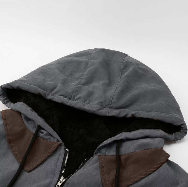 Isak™ | Warme Fleecegefütterte Vintage-Jacke