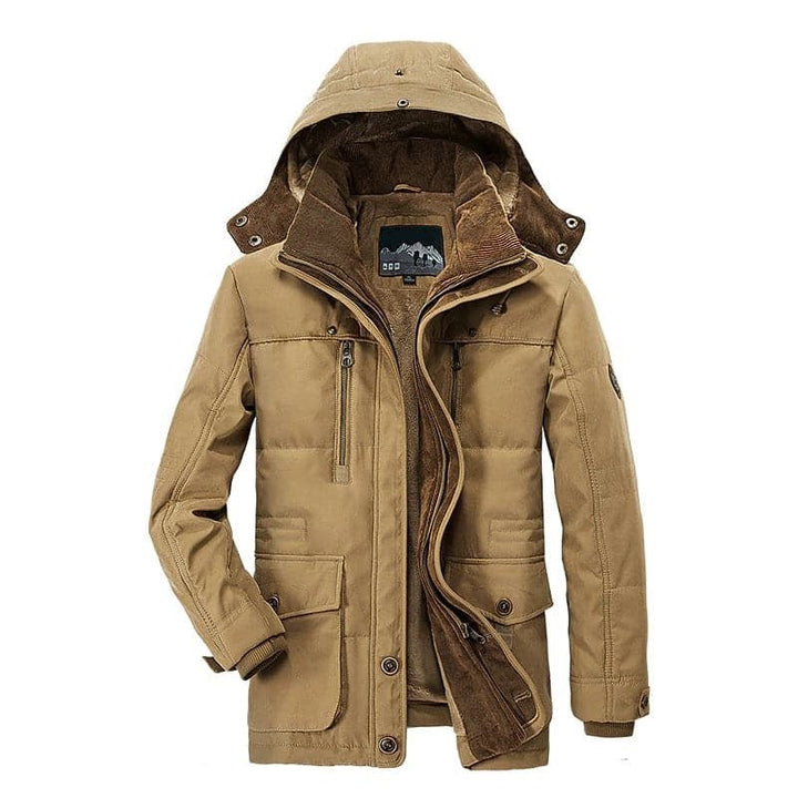 William™ | Warme, fleecegefütterte, gefütterte Winterjacke mit Kapuze
