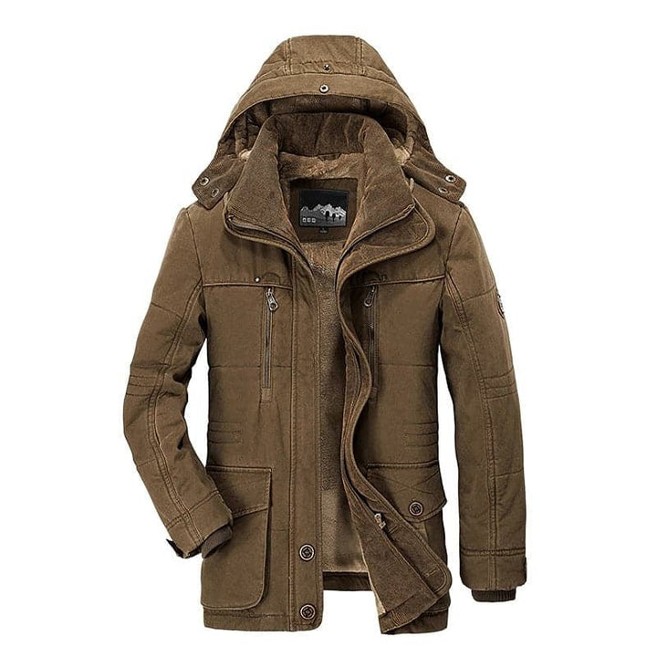 William™ | Warme, fleecegefütterte, gefütterte Winterjacke mit Kapuze