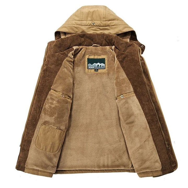 William™ | Warme, fleecegefütterte, gefütterte Winterjacke mit Kapuze