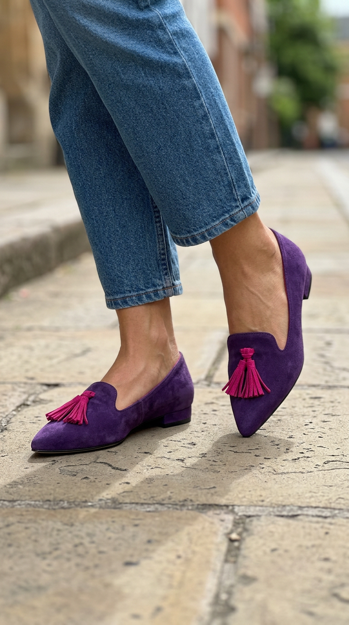 Livia | Ballerina mit spitzer Zehe Slip-On