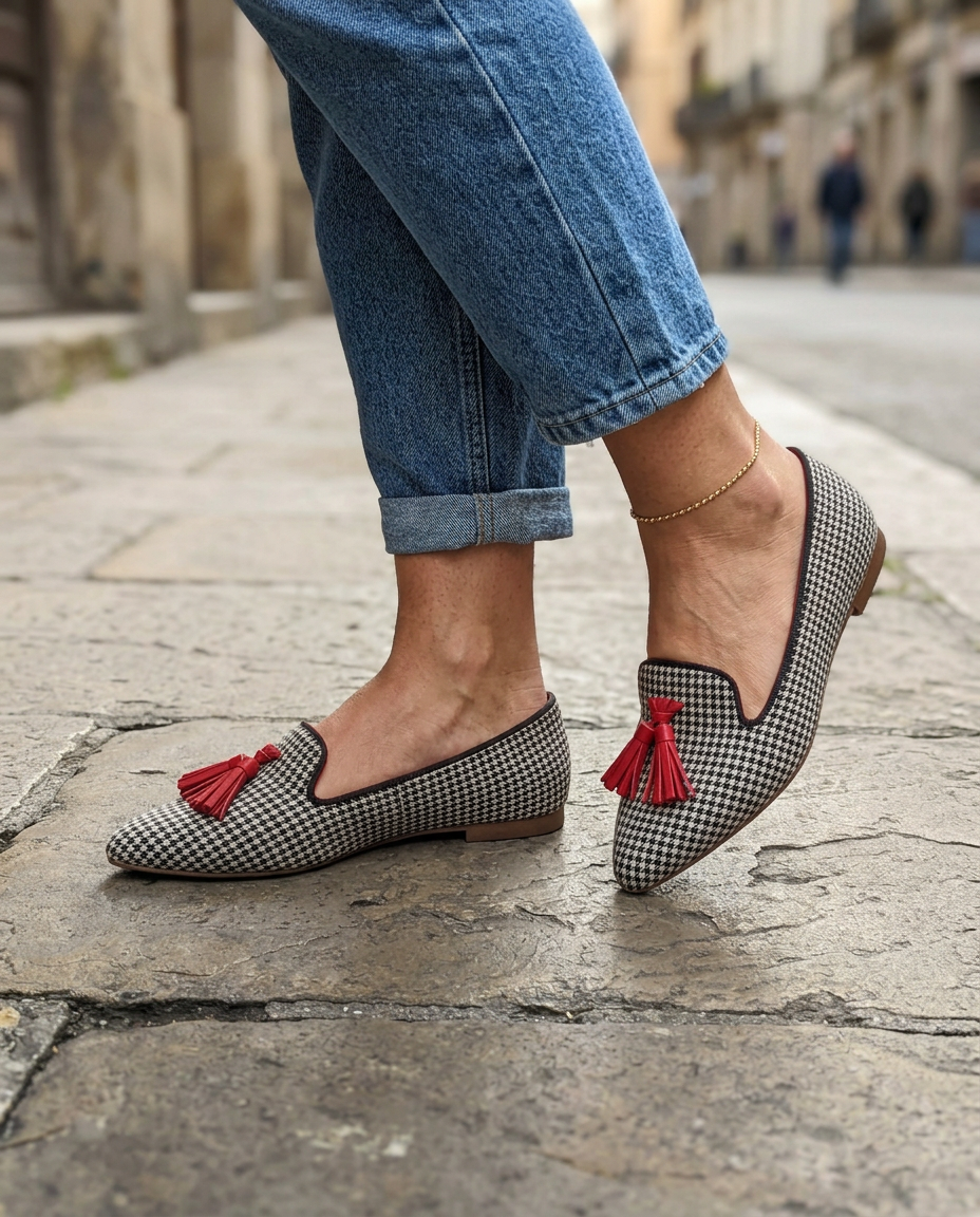 Livia | Ballerina mit spitzer Zehe Slip-On
