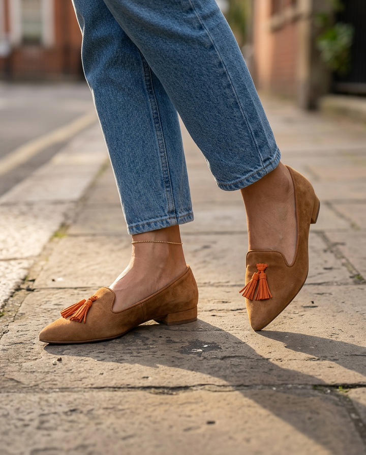 Livia | Ballerina mit spitzer Zehe Slip-On