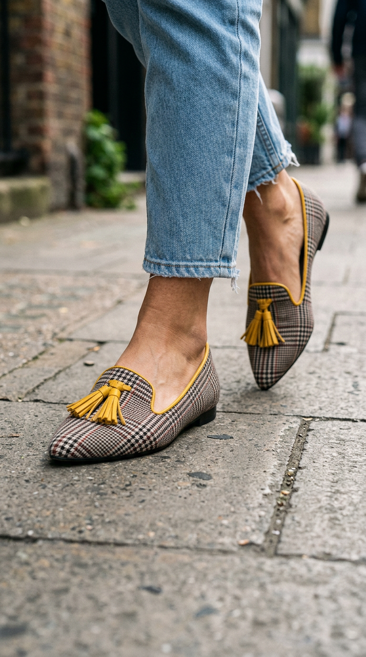 Livia | Ballerina mit spitzer Zehe Slip-On