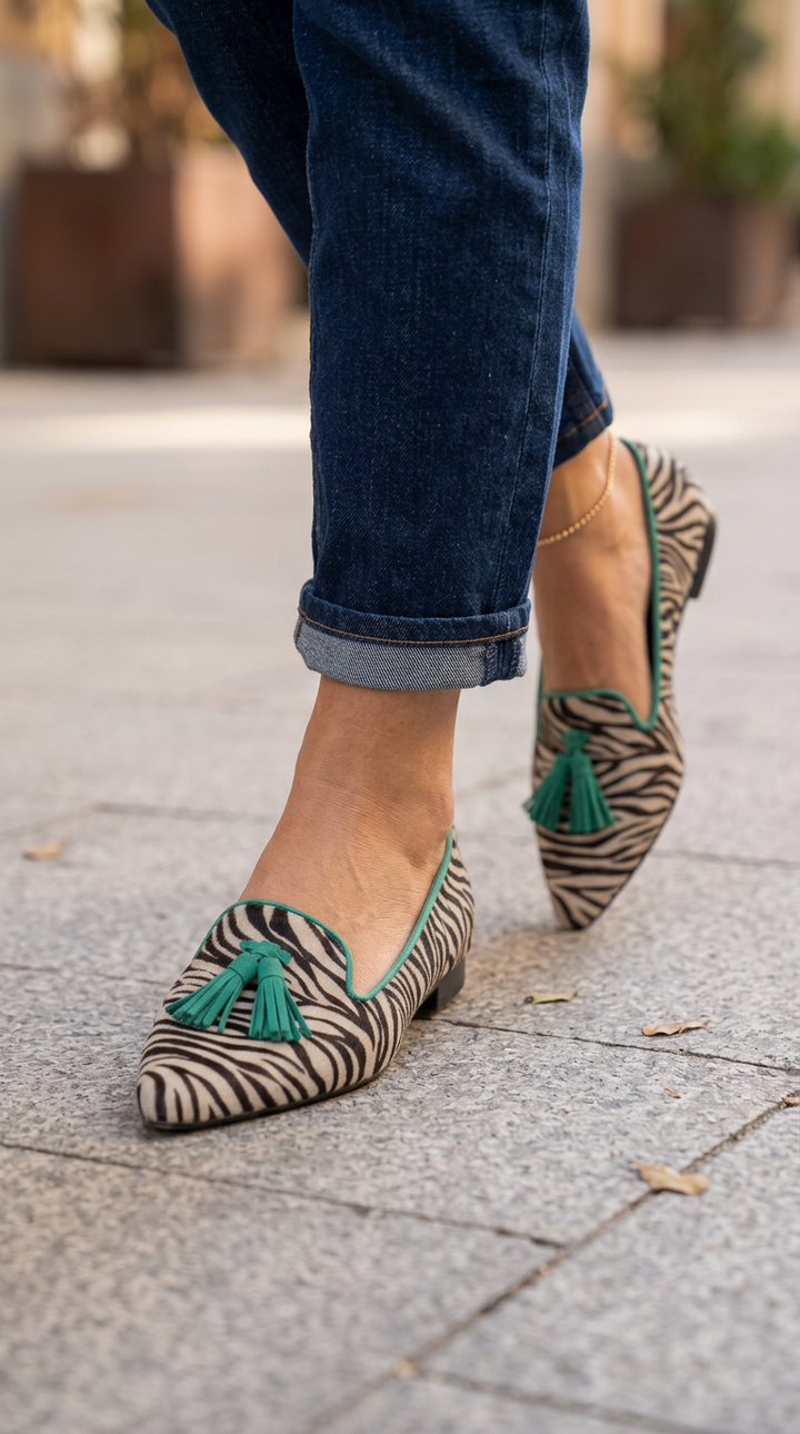 Livia | Ballerina mit spitzer Zehe Slip-On