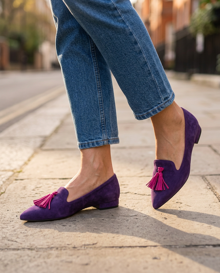 Livia | Ballerina mit spitzer Zehe Slip-On