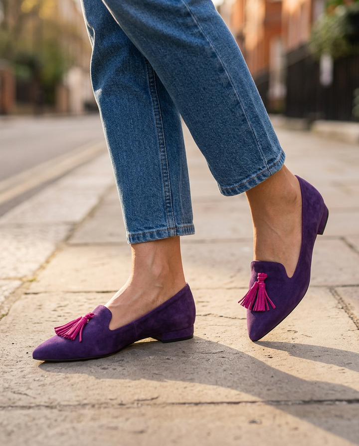 Livia | Ballerina mit spitzer Zehe Slip-On