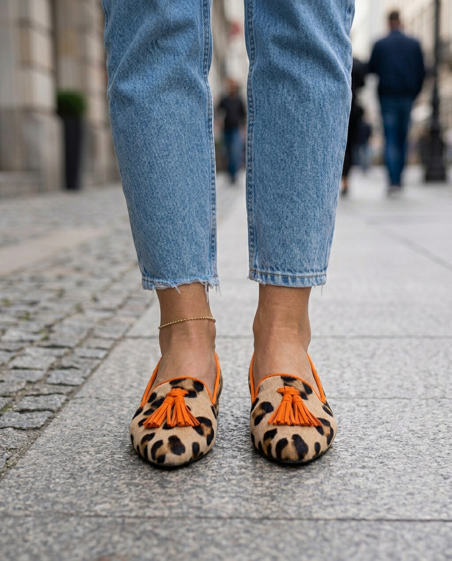 Livia | Ballerina mit spitzer Zehe Slip-On