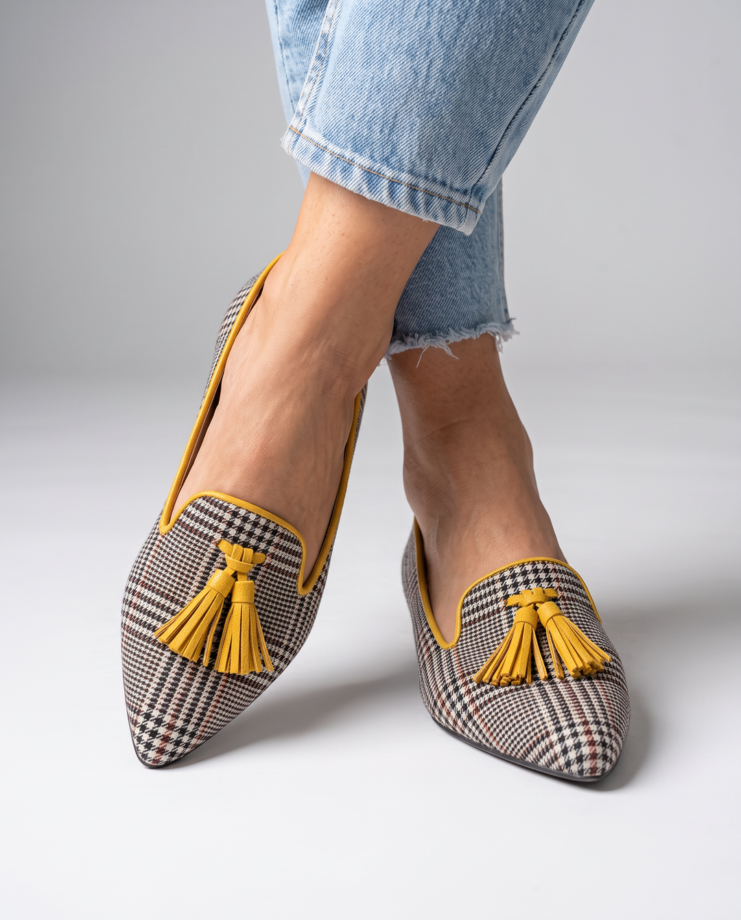 Livia | Ballerina mit spitzer Zehe Slip-On