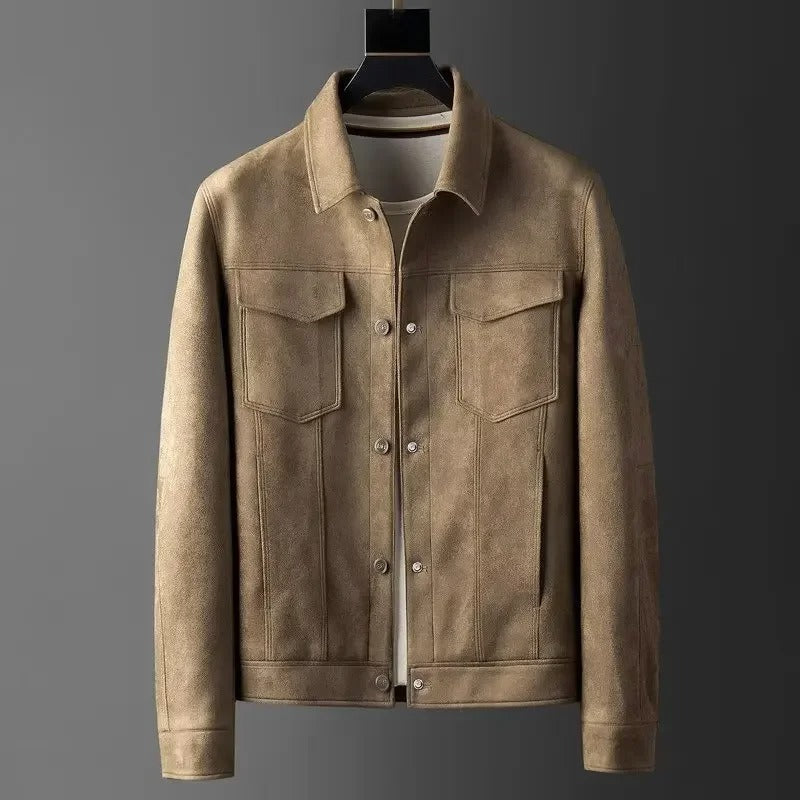 Dante | Elegante Leder-Effekt Jacke