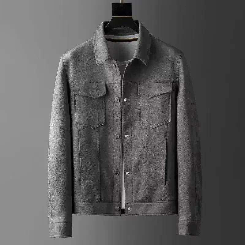 Dante | Elegante Leder-Effekt Jacke