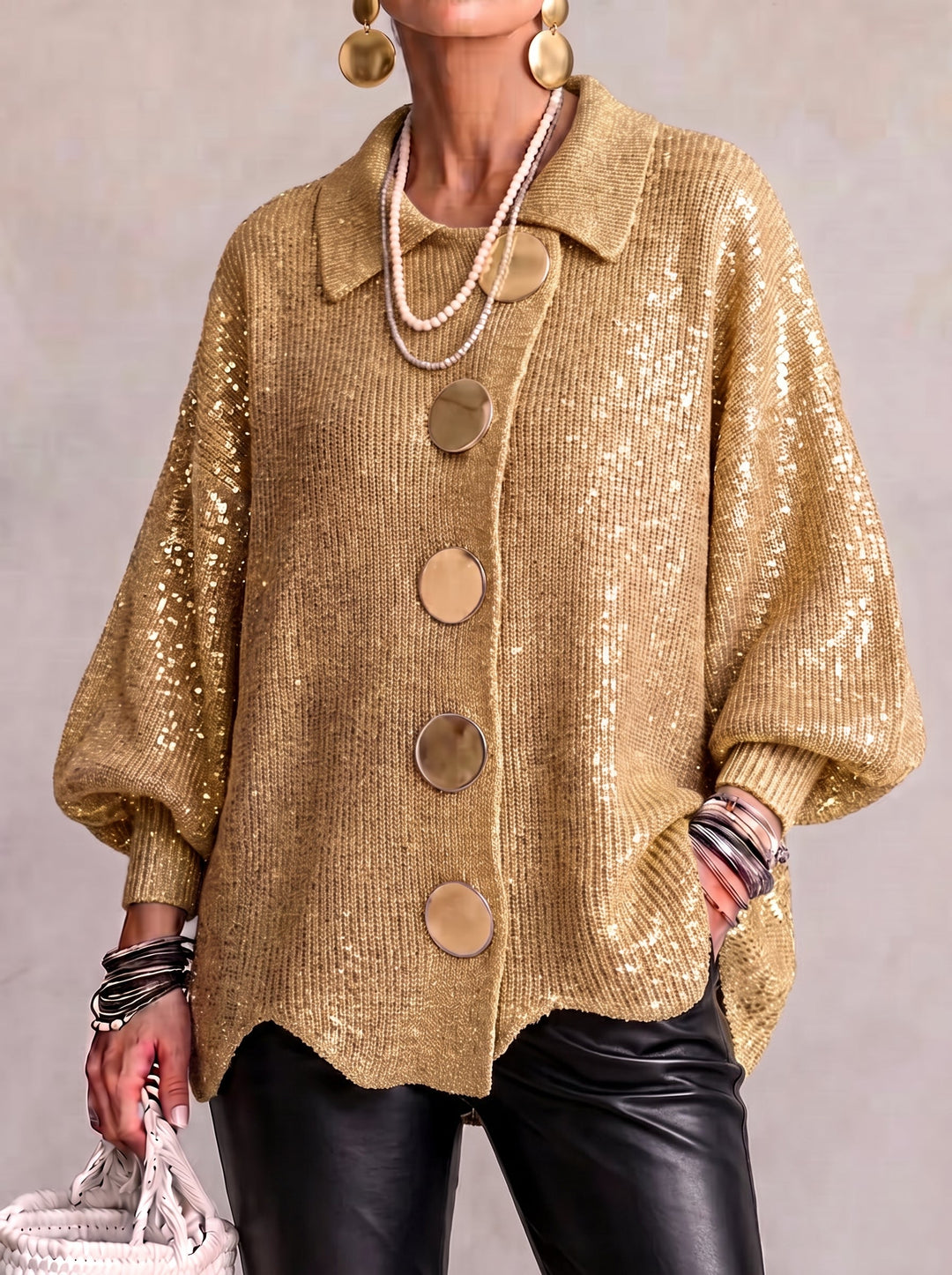 Ardelle™ | Oversize Cardigan mit Kragen