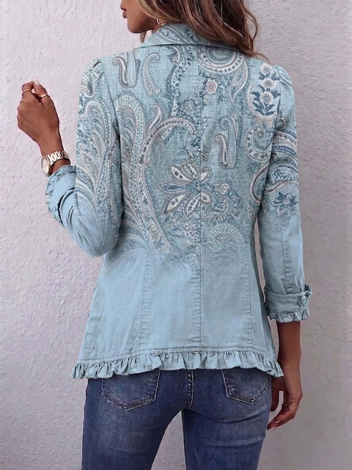 Remedios | Vintage Cashmere-Jacke mit Volant