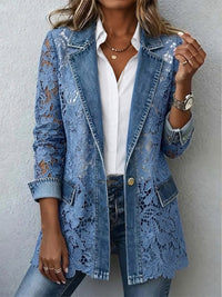 Alicia | Jacke mit Blumenspitze