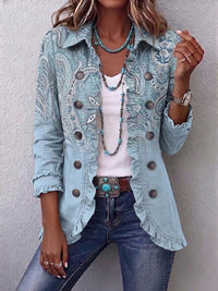 Remedios | Vintage Cashmere-Jacke mit Volant