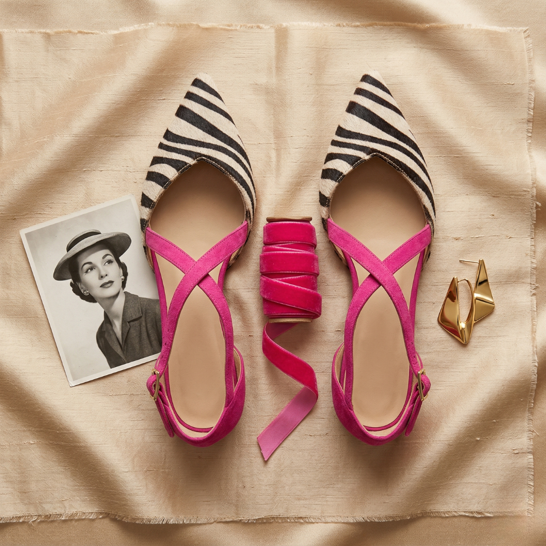 Margaux | Ballerinas mit Riemen für Frauen