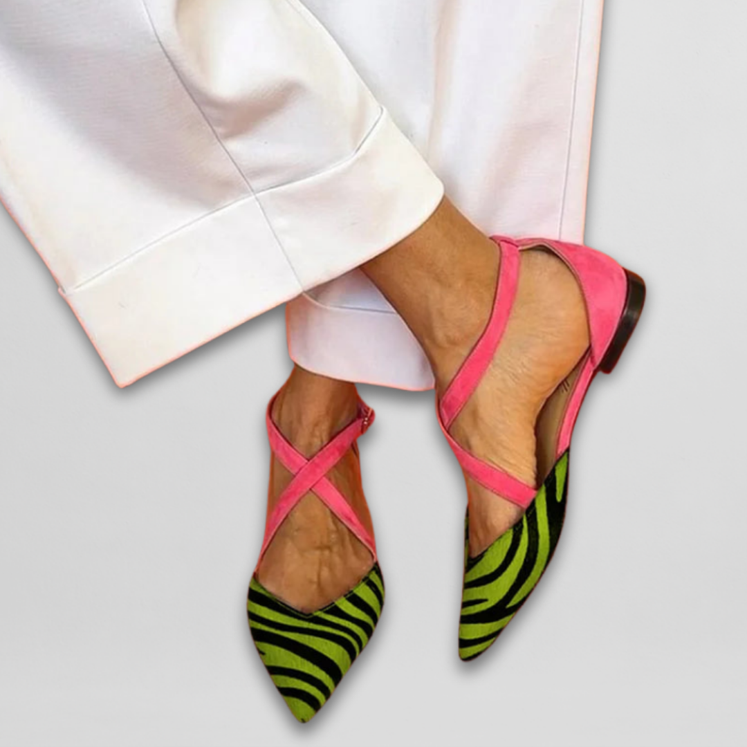 Margaux | Ballerinas mit Riemen für Frauen