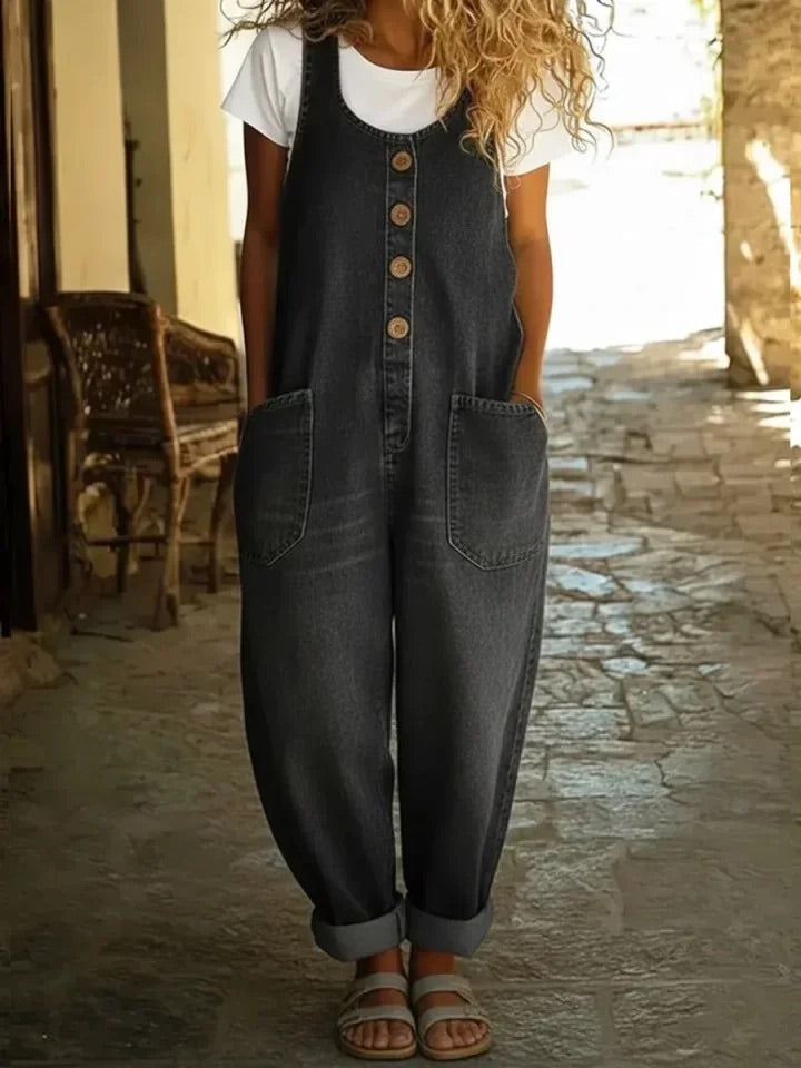 Lora™ | Vintage Stil Latzhose