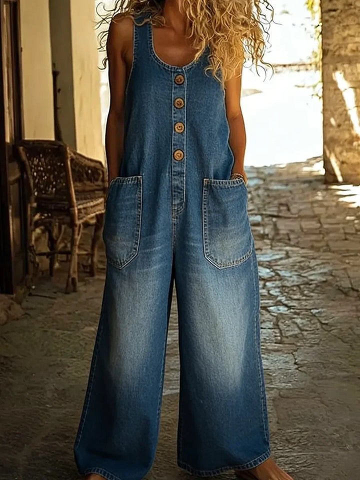 Lora™ | Vintage Stil Latzhose