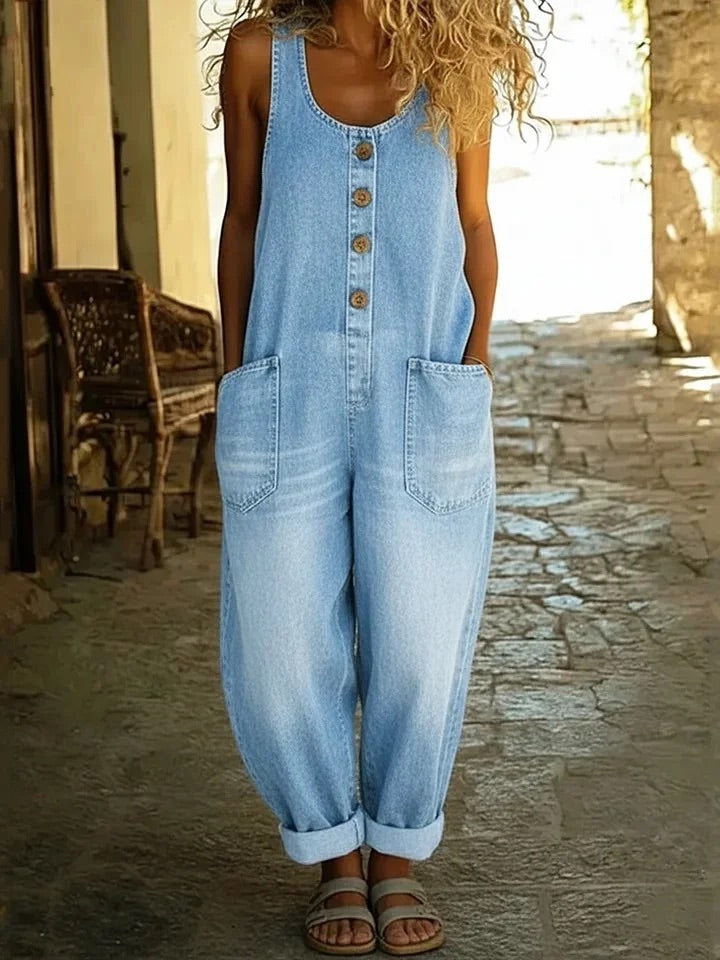 Lora™ | Vintage Stil Latzhose