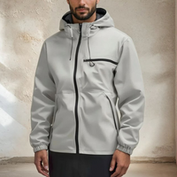 Herren Outdoor Sportjacke in einfarbigem Design