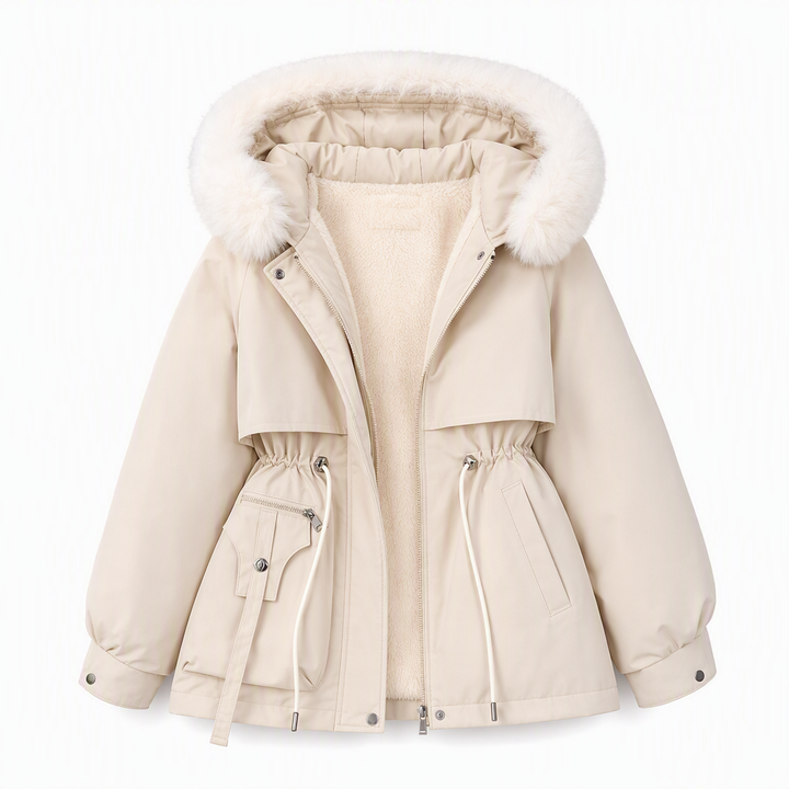 Lena™ | Warmer Winterparka mit Kunstfellkapuze