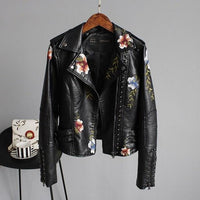 Ella™| Leder-Look Jacke