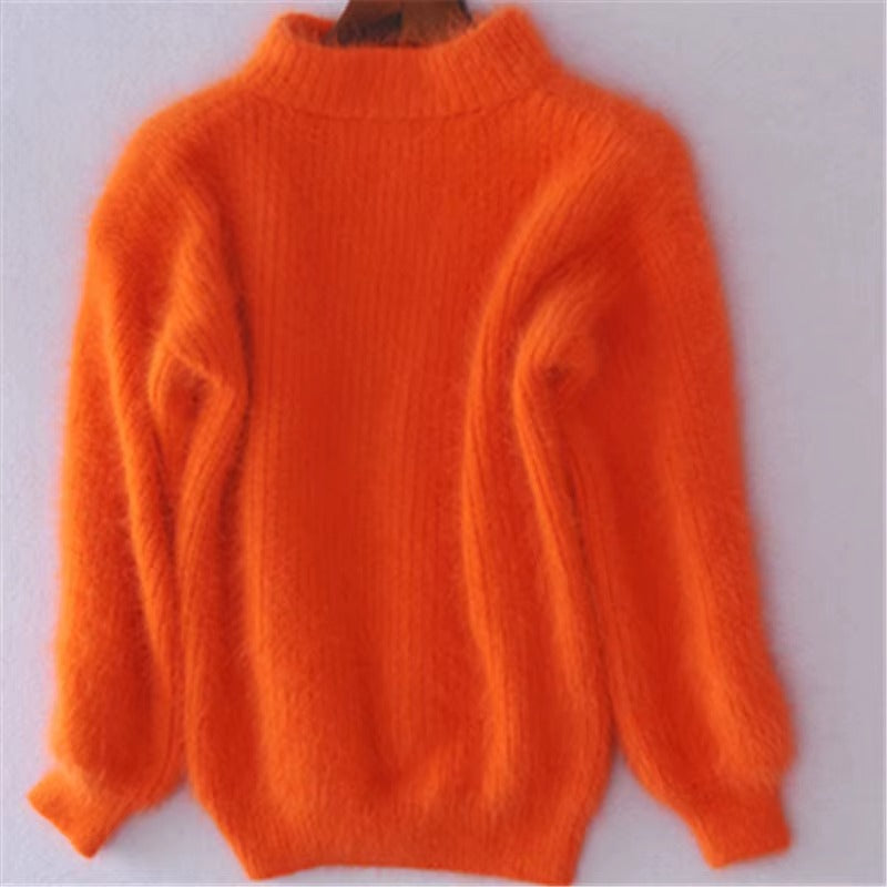 Saskia | Weicher Pullover mit hohem Kragen